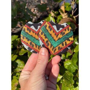 Western Animal Print Coaster Set | Car Accessories